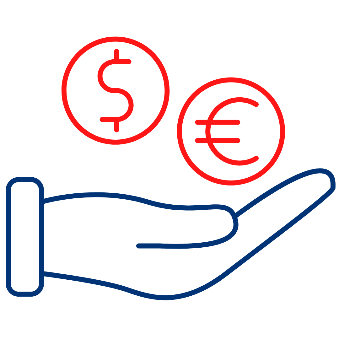 Hand holding money 