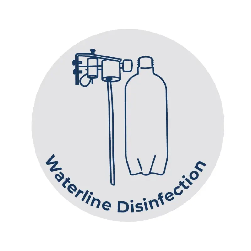 Water line disinfection image